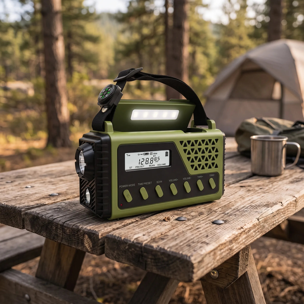 Emergency Radio for Power Outage | Hand Crank Weather Alert Receiver