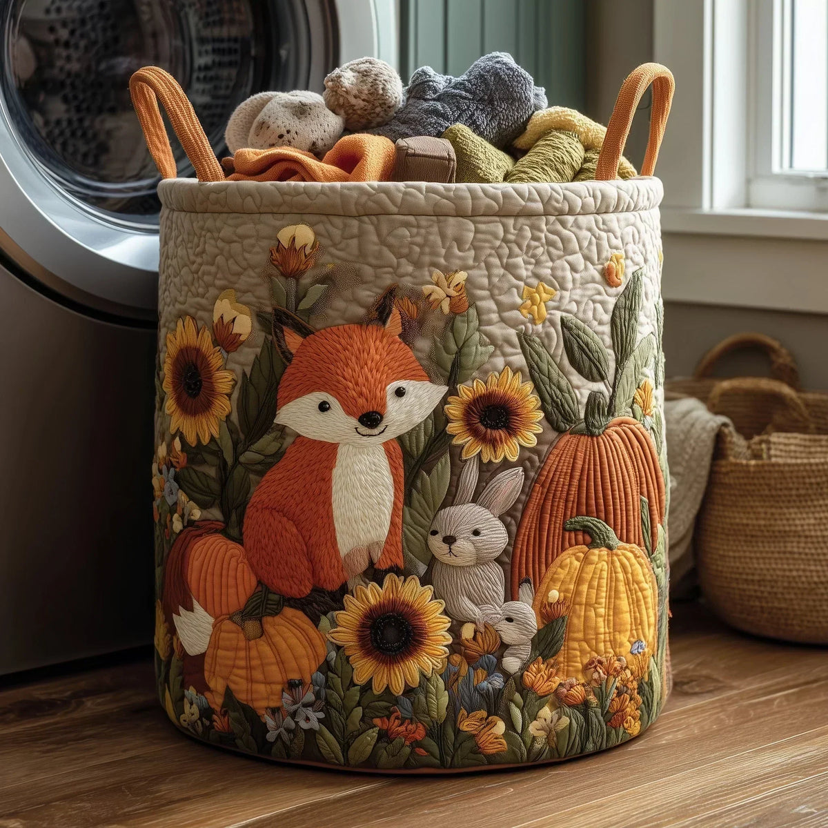 Hand-Quilted Basket