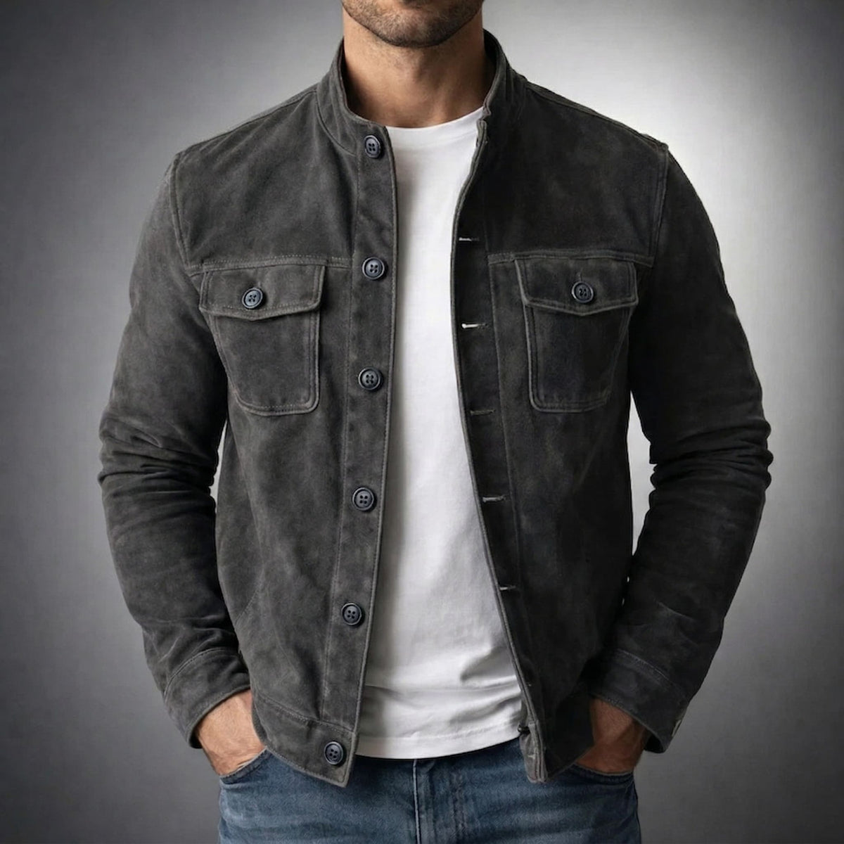 Suede Shirt Jacket - Halifax