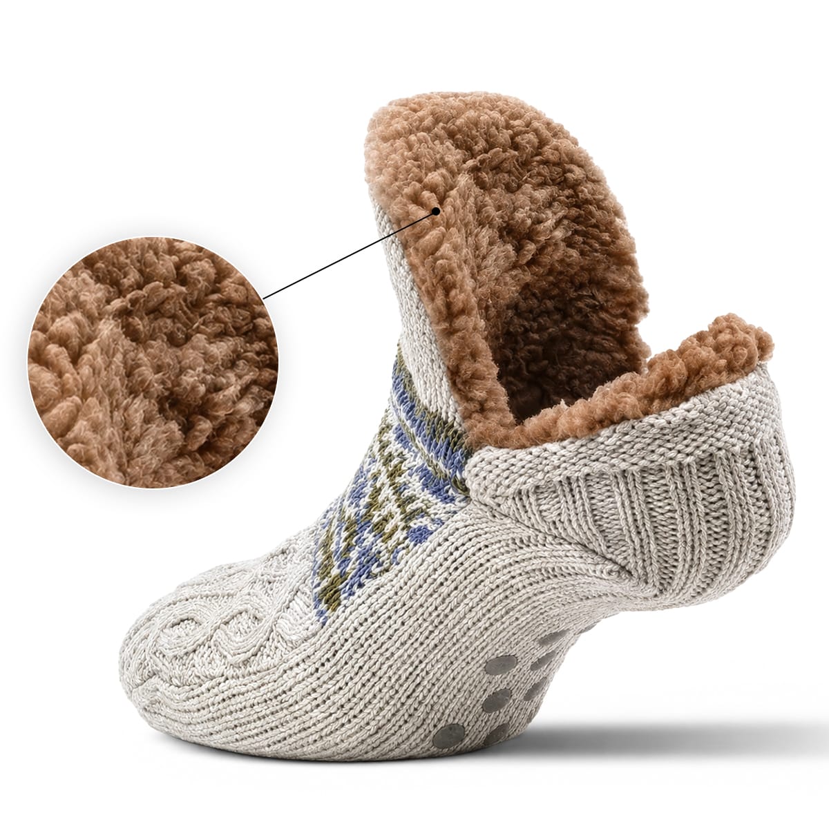 Winter Socks with Fleece Lining