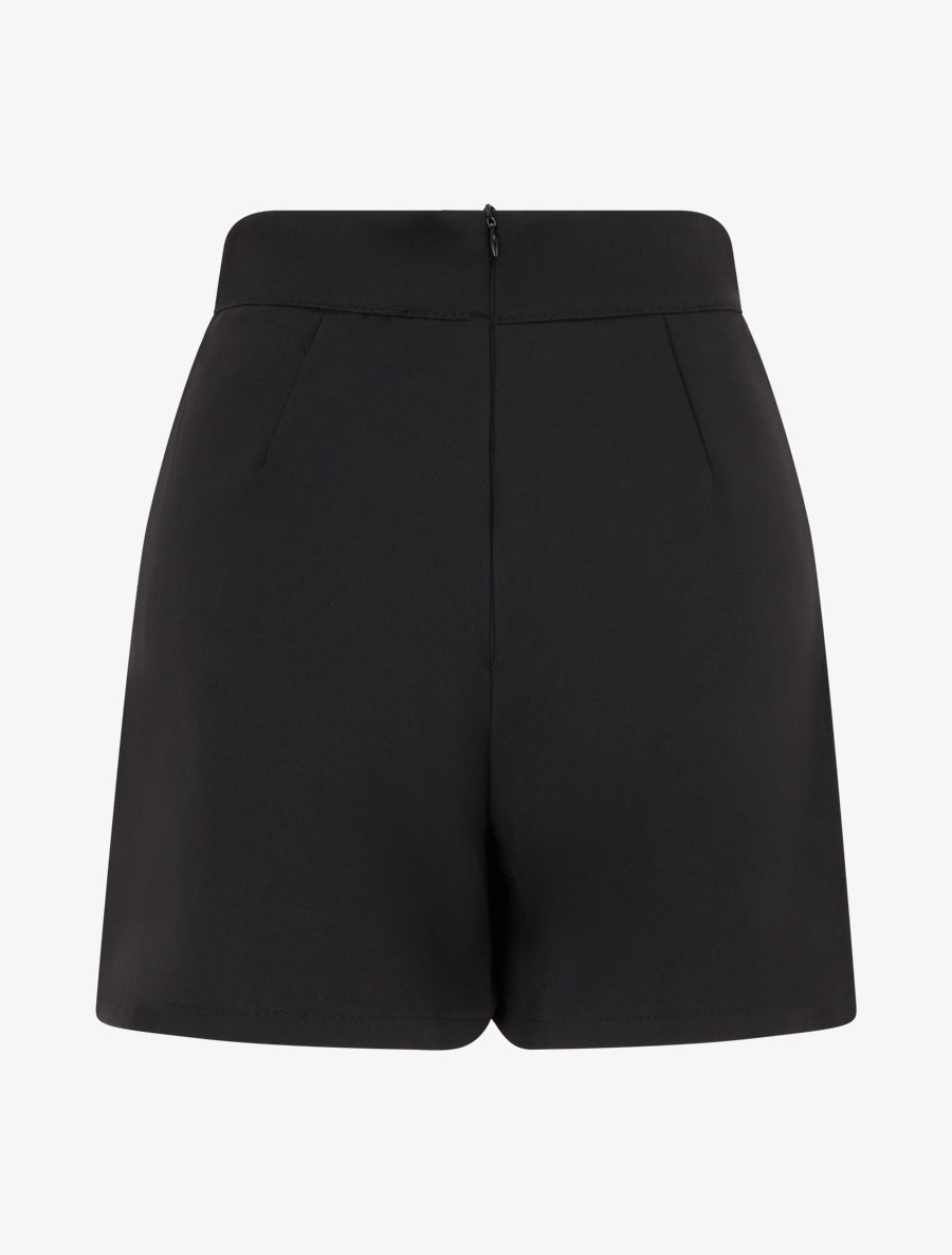 High-Waisted Skort with Slit