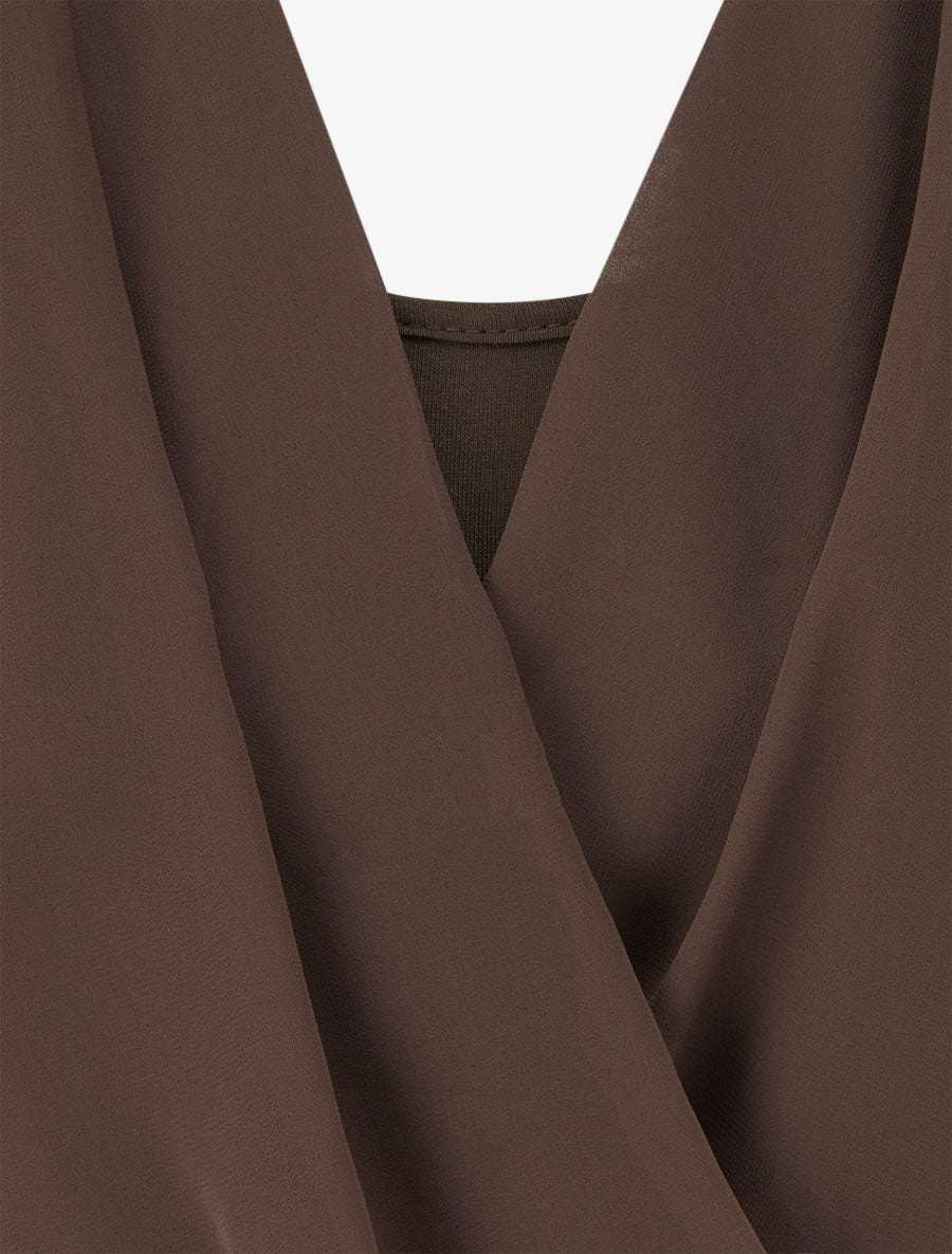 Asymmetrical Draped Balloon Top