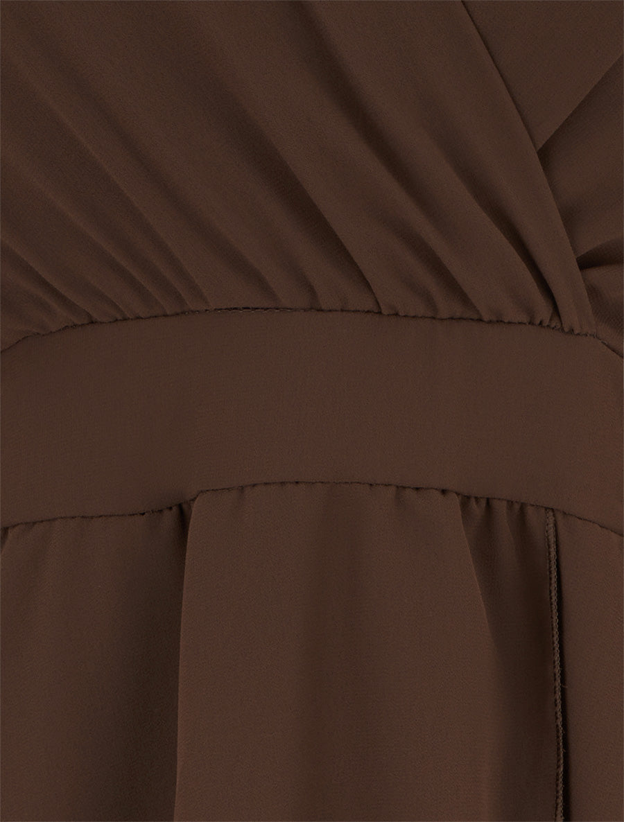 Wrap Dress with Flared Fit