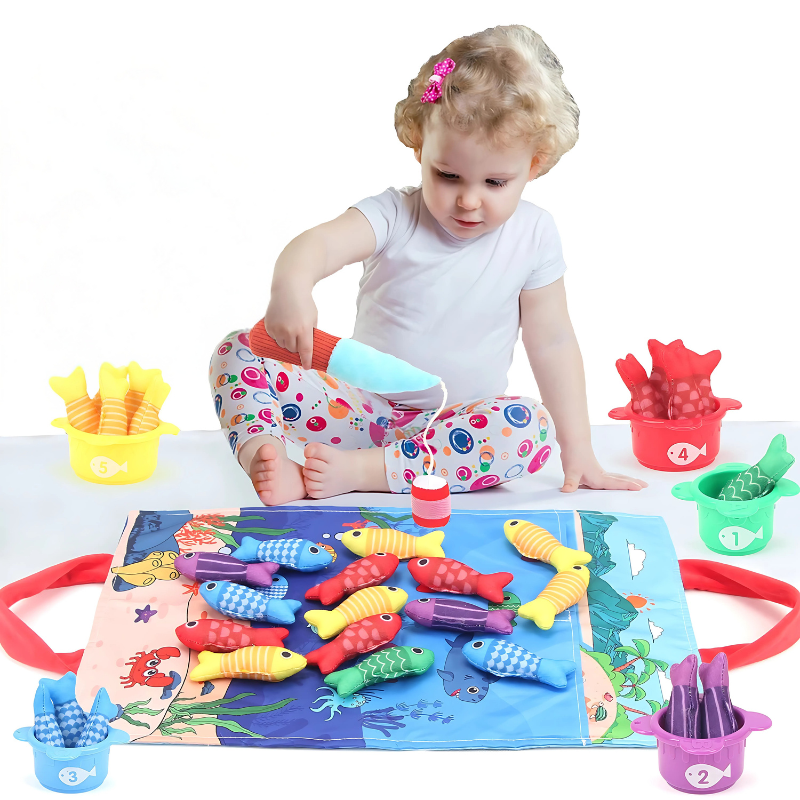 Montessori Fishing Playset for Early Learning