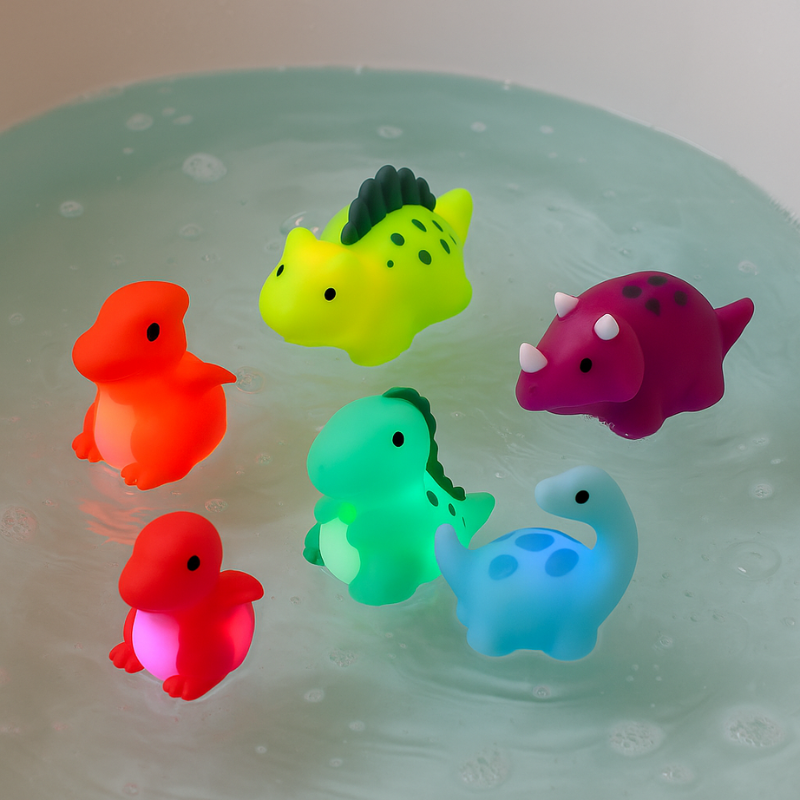 Glow-in-the-Bath Dinosaurs