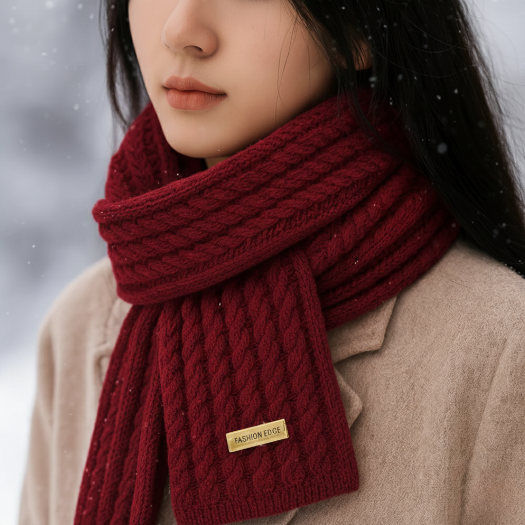 Celrien | FrostSoft Cable Scarf