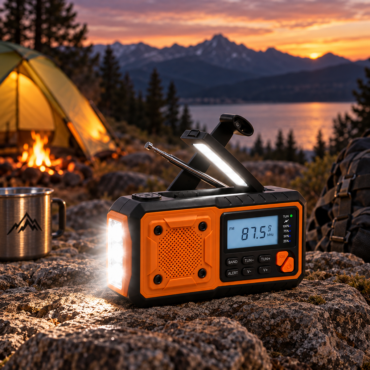 Celrien | Solavox Portable Emergency Crank Radio