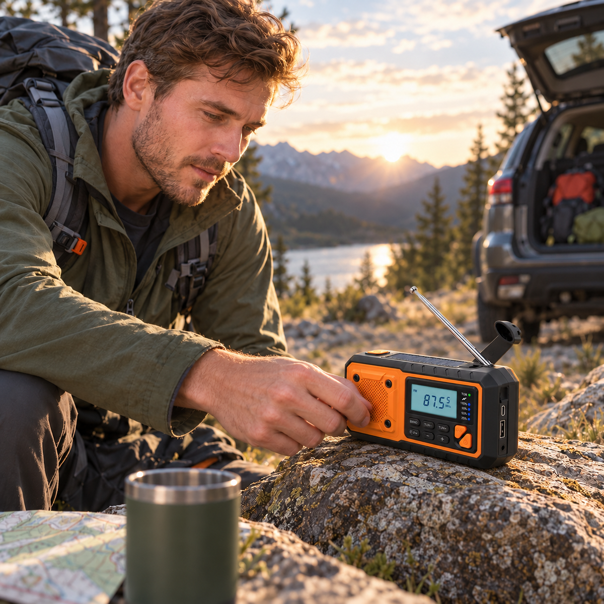 Celrien | Solavox Portable Emergency Crank Radio