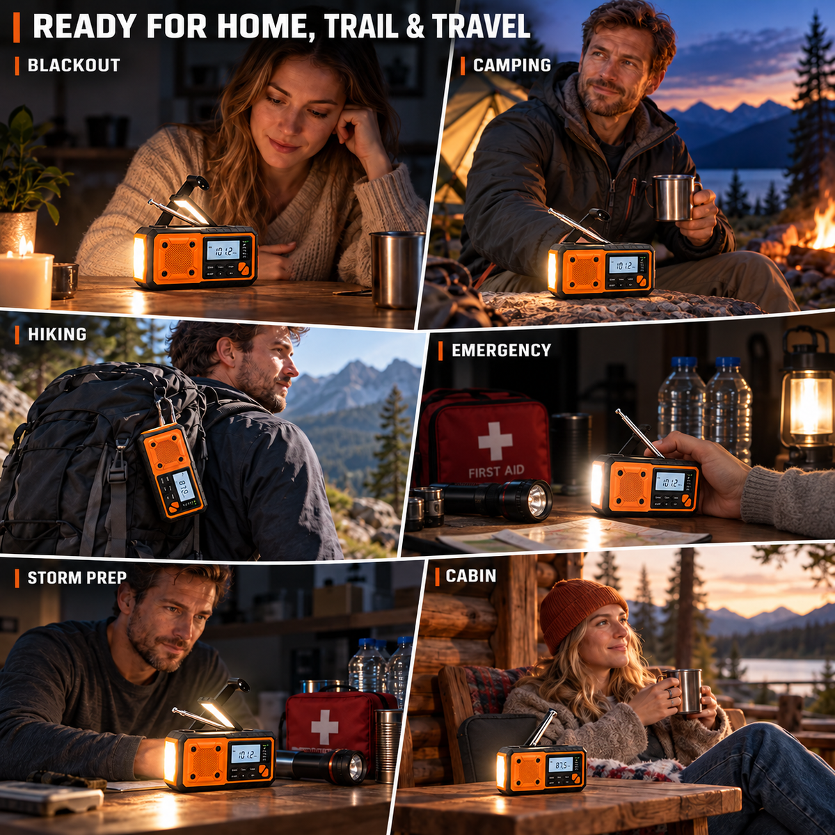 Celrien | Solavox Portable Emergency Crank Radio
