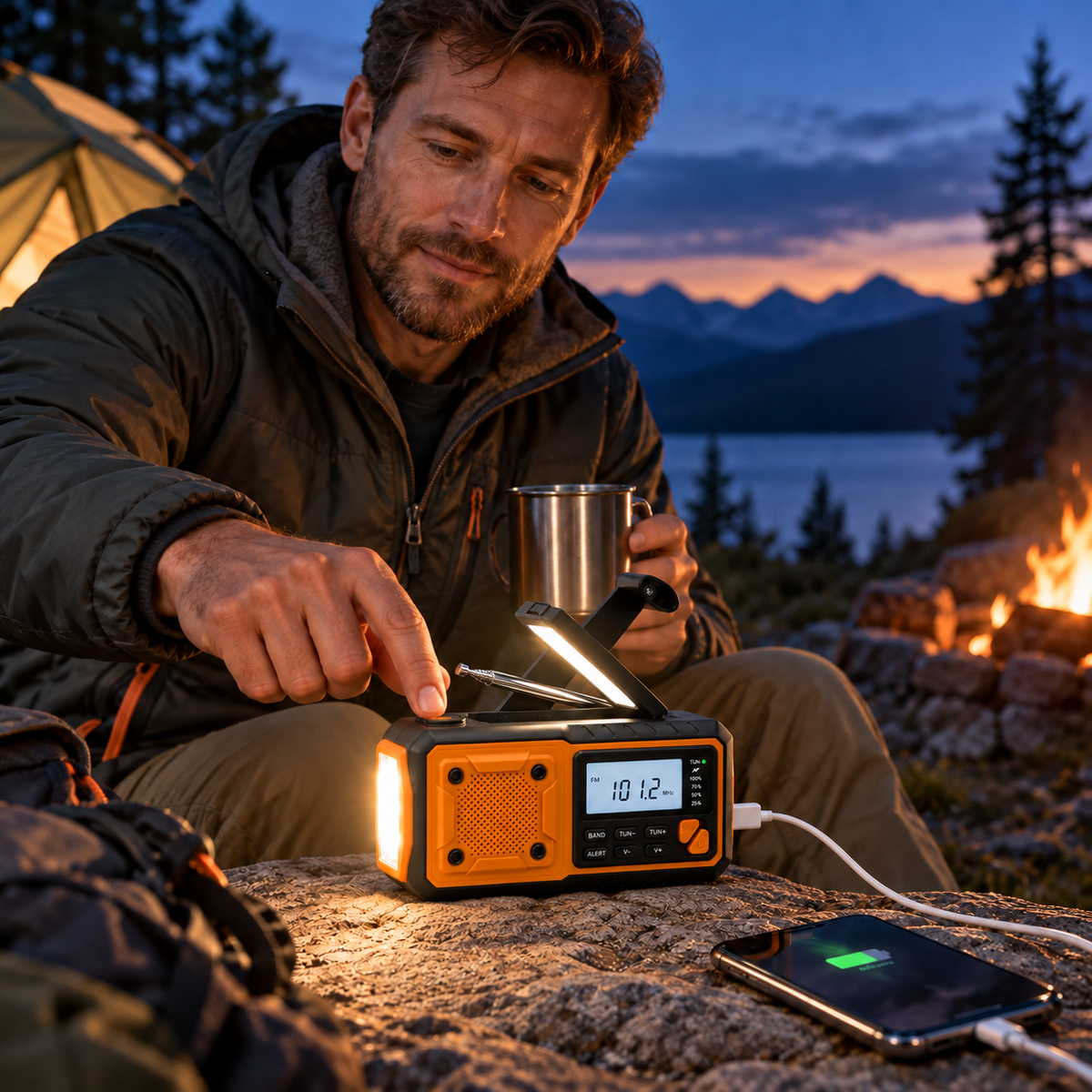 Celrien | Solavox Portable Emergency Crank Radio