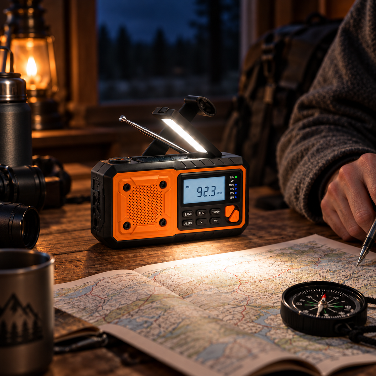 Celrien | Solavox Portable Emergency Crank Radio