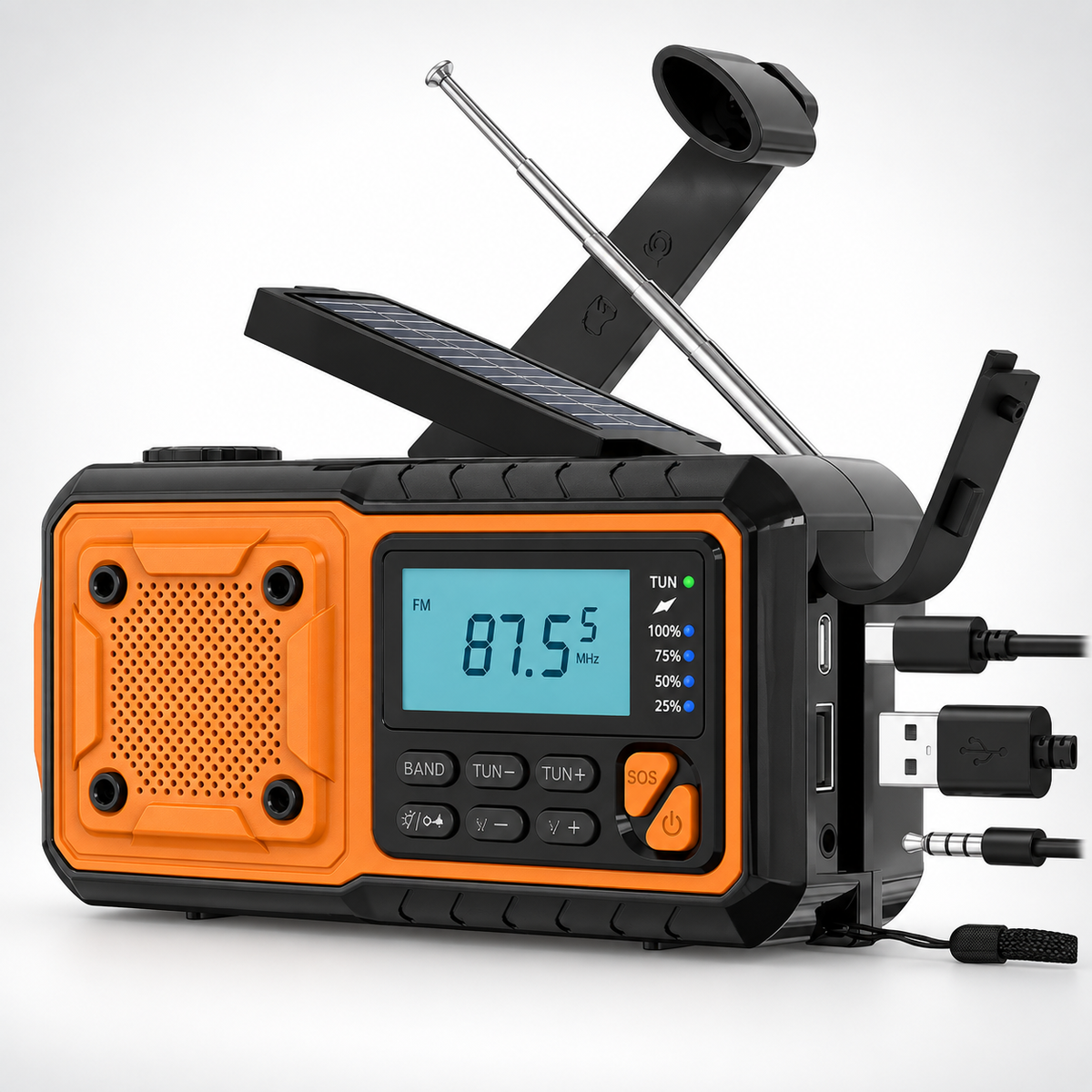 Celrien | Solavox Portable Emergency Crank Radio