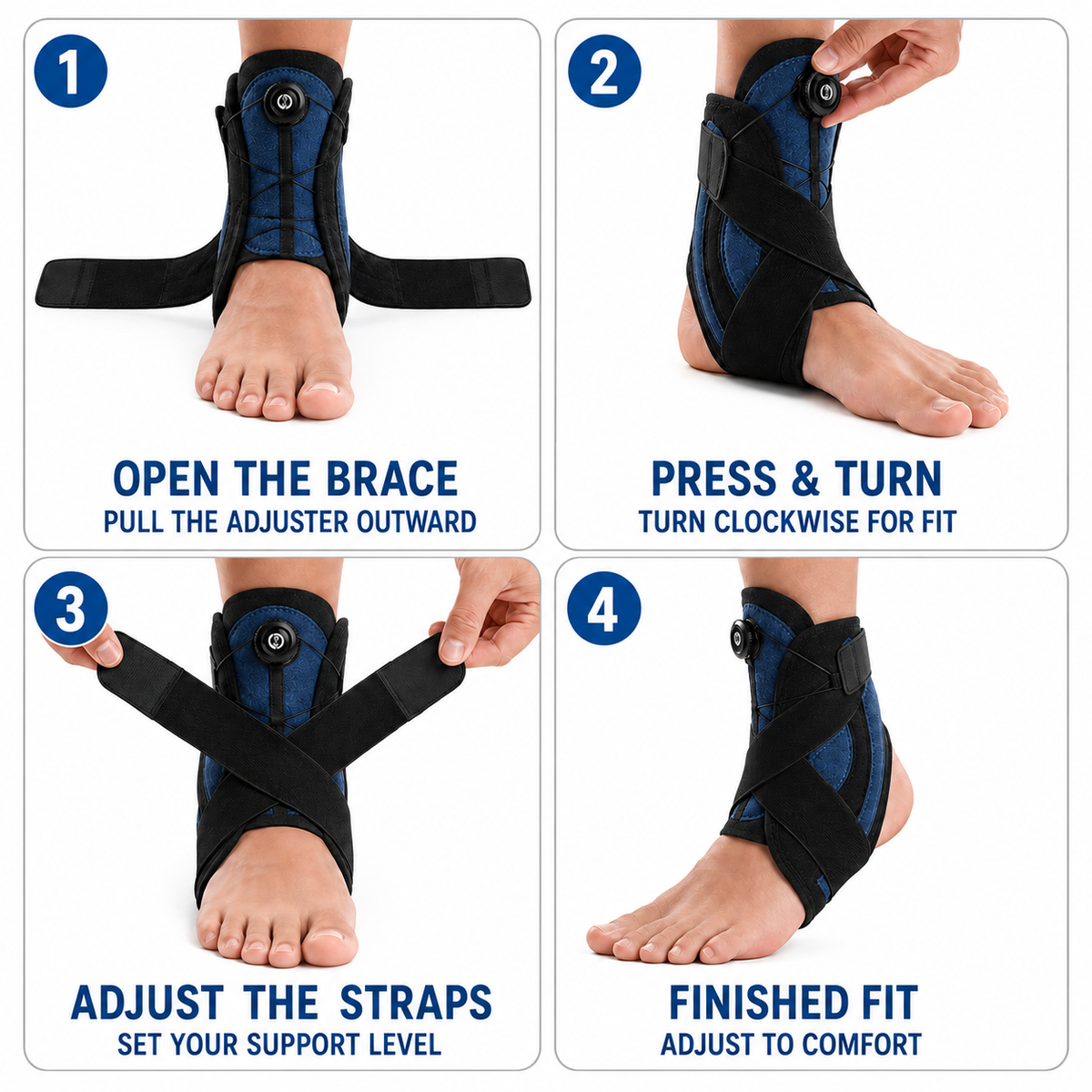 Celrien | Ankoraid Adjustable Pressurized Ankle Support