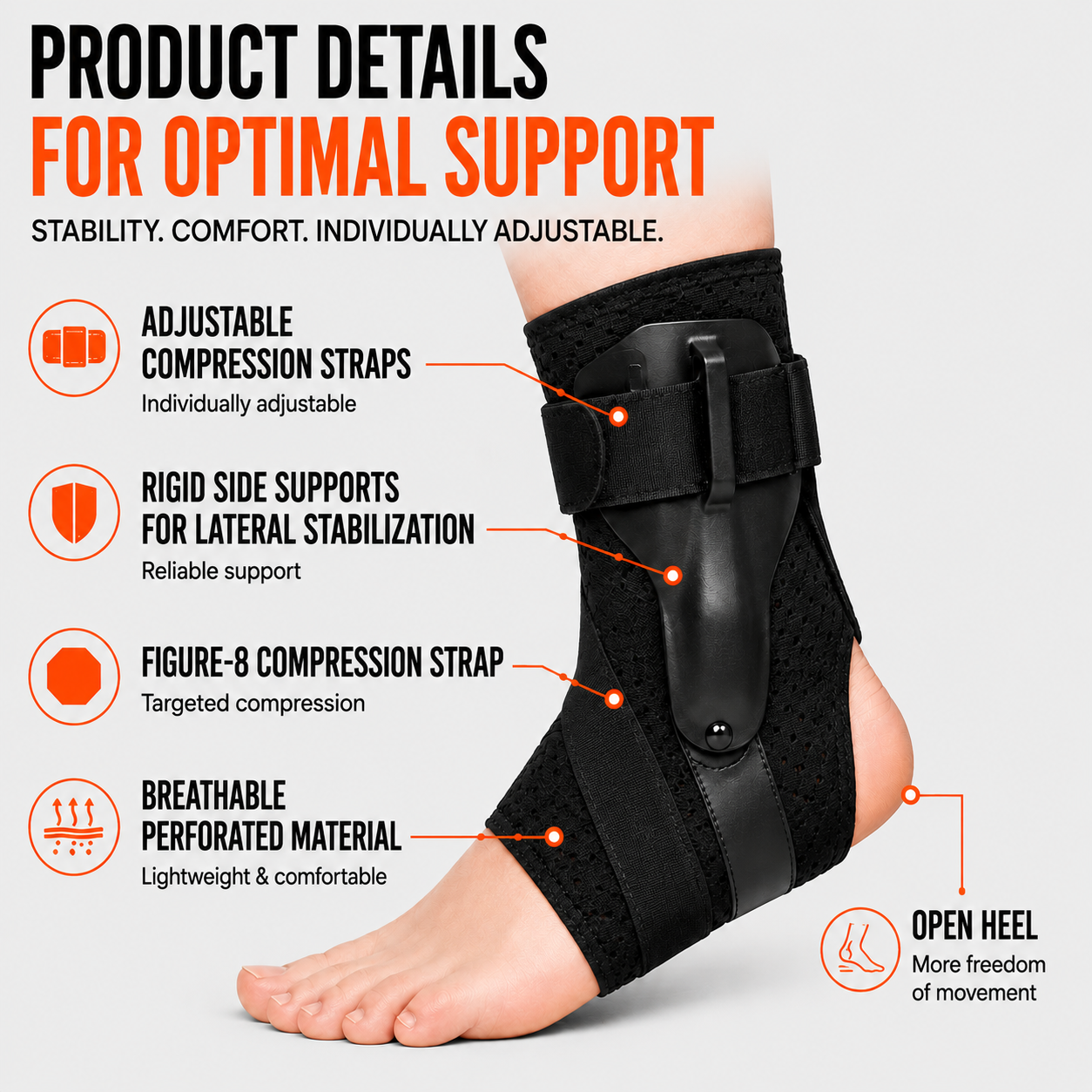 Celrien | Ankuraid Adjustable Ankle Support Brace