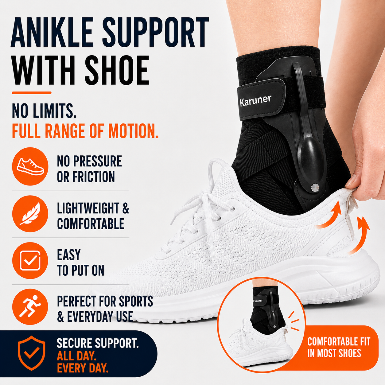 Celrien | Ankuraid Adjustable Ankle Support Brace