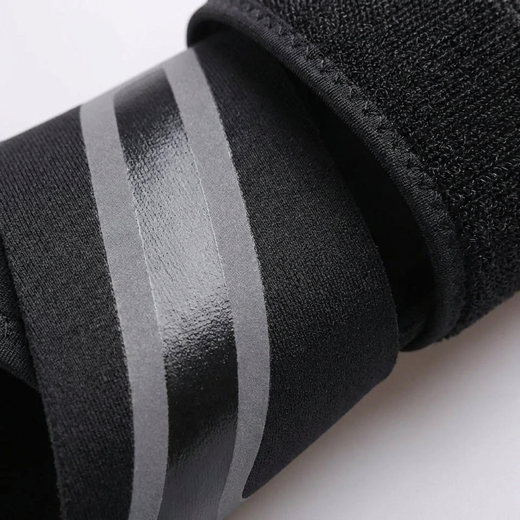 Adjustable ankle brace with low-profile design for stability