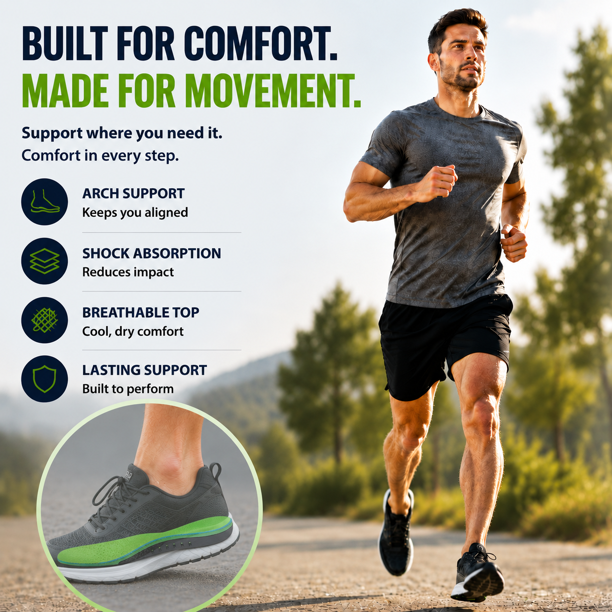 Celrien | Arcynor Contoured Arch Support Insole