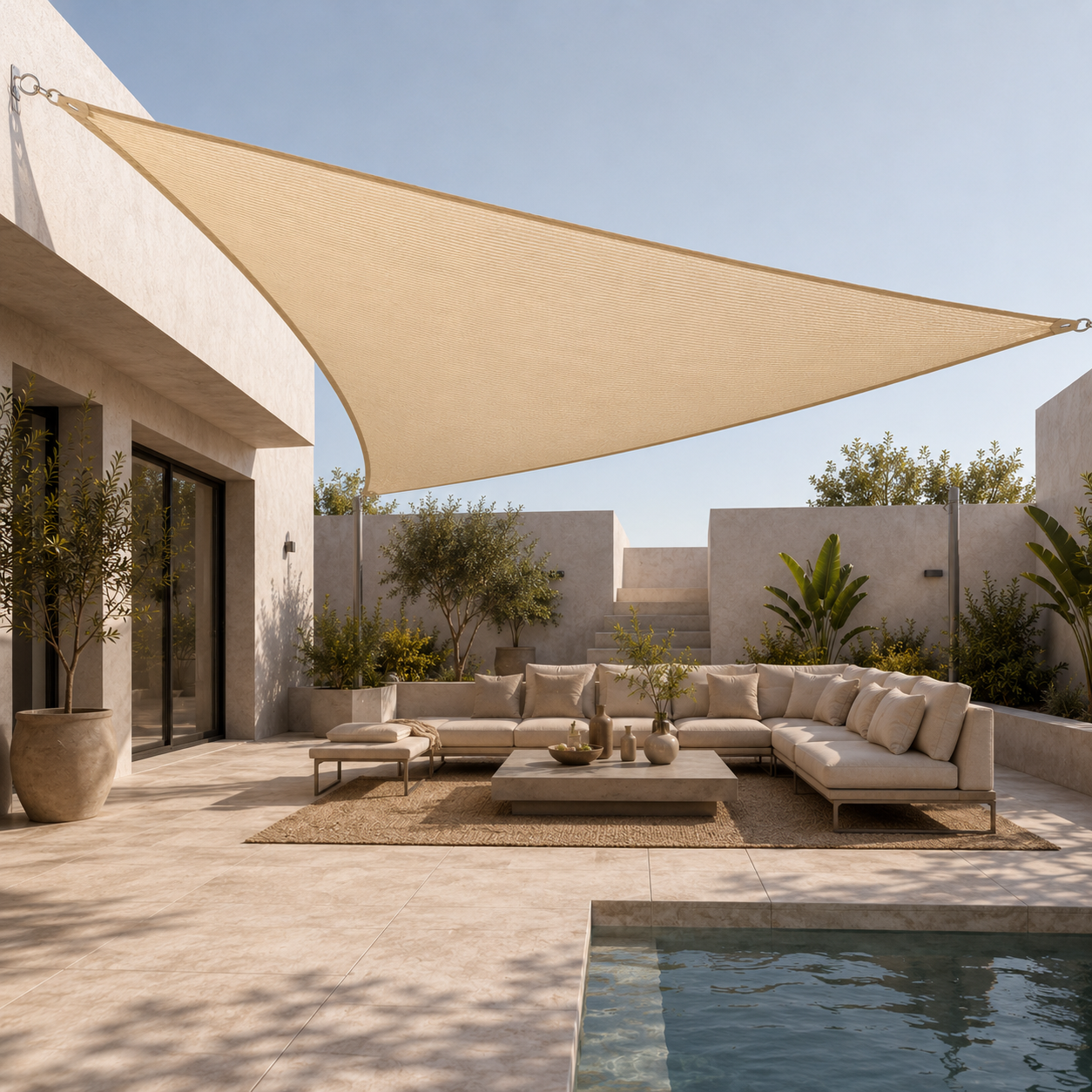 Celrien | Auresail Large Triangular Sun Sail