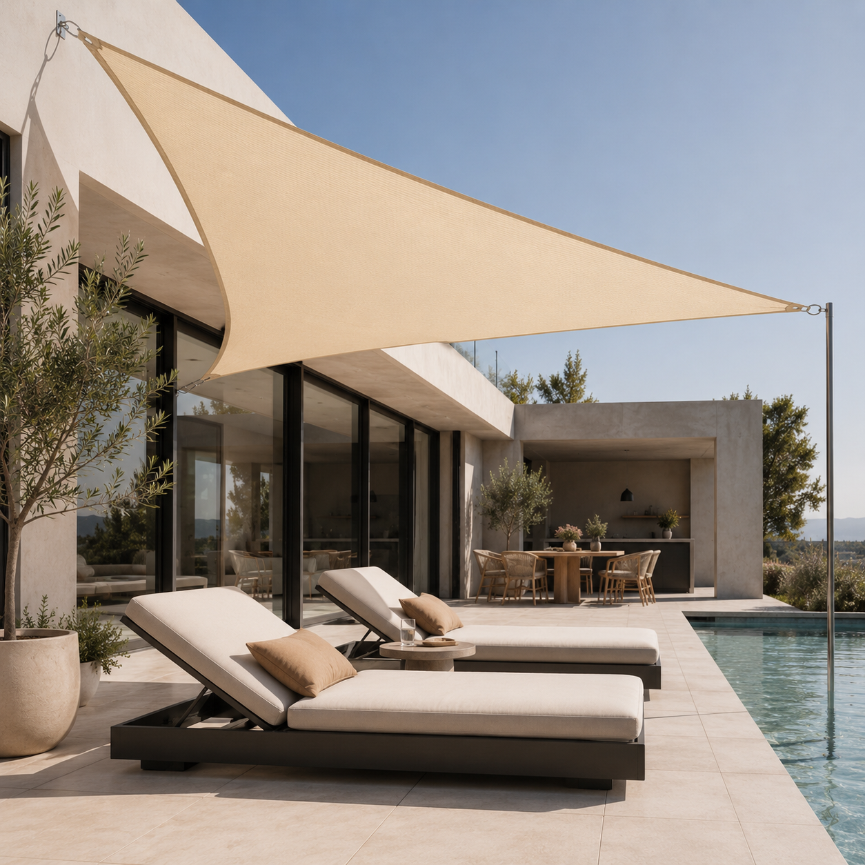Celrien | Auresail Large Triangular Sun Sail