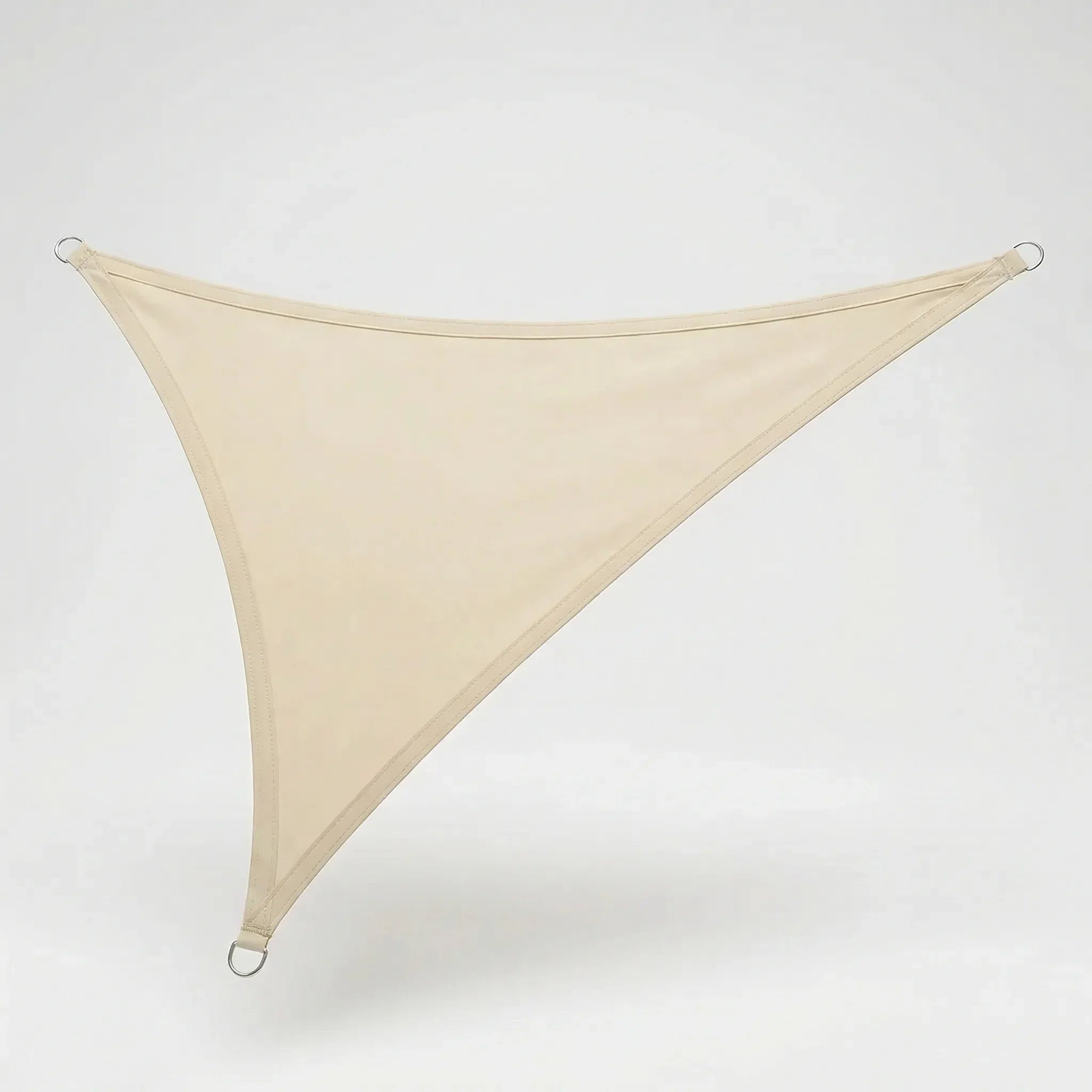 Triangular sun shade sail with waterproof coverage for patio