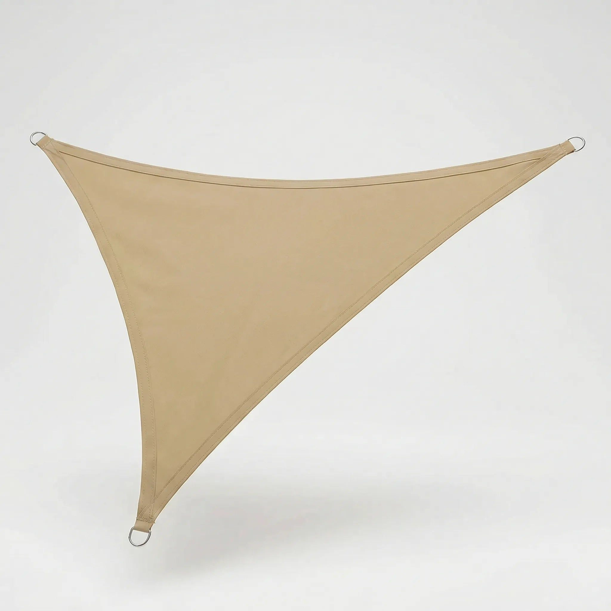 Triangular sun shade sail with waterproof coverage for patio