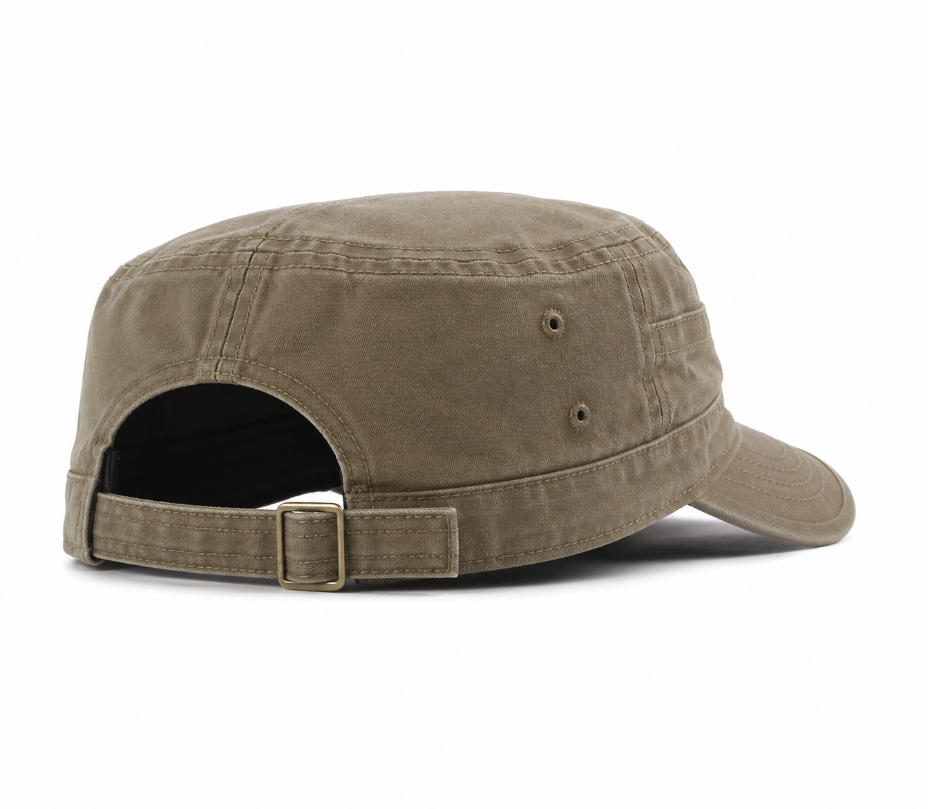 Celrien | Brimfeld Flat Top Military-Style Sun Cap
