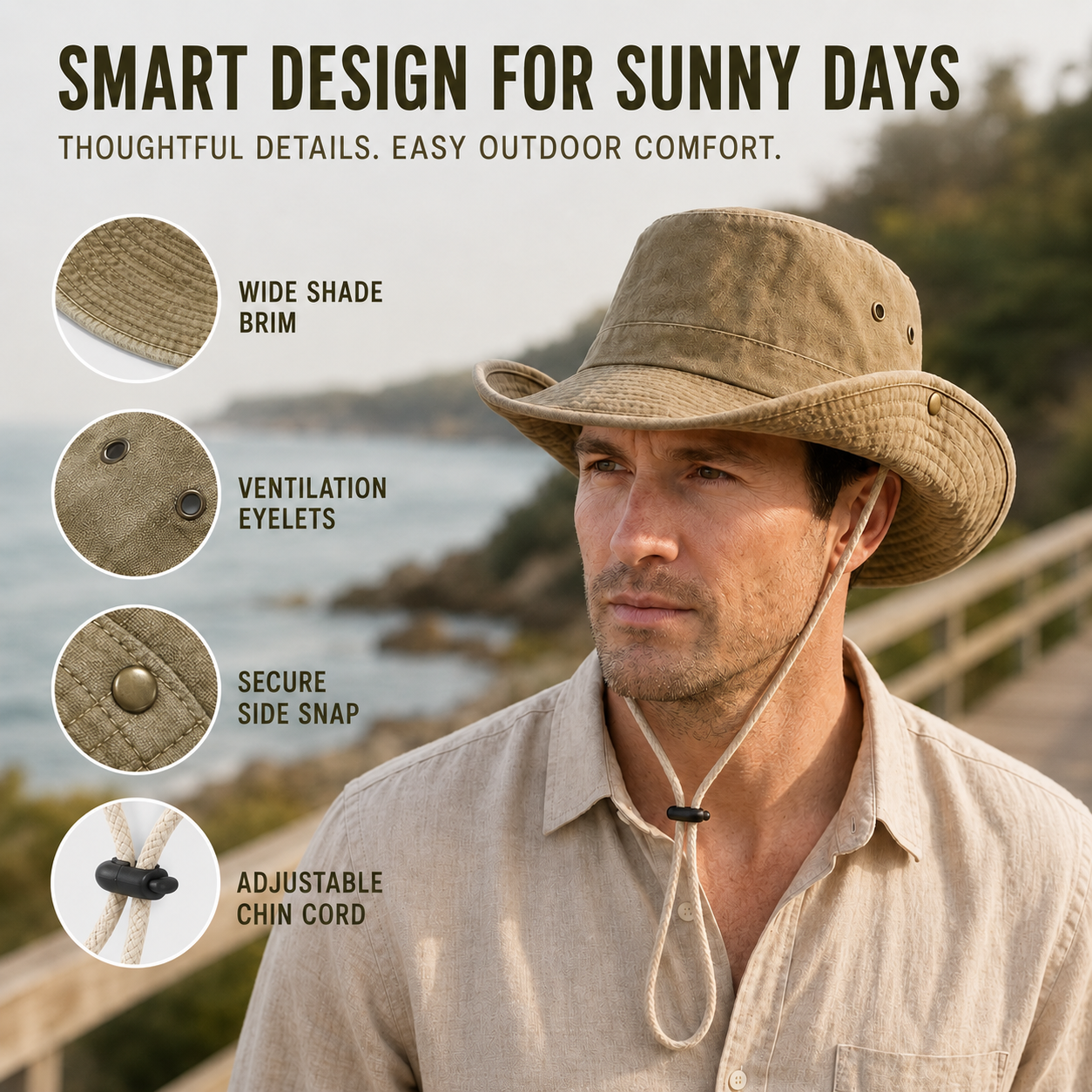 Celrien | Brimmen Wide Brim Outdoor Hat