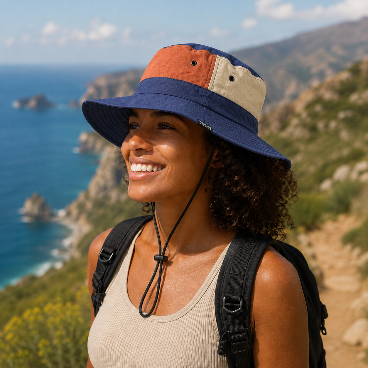 Celrien | Brimvex Wide-Brim UV-Blocking Bucket Hat