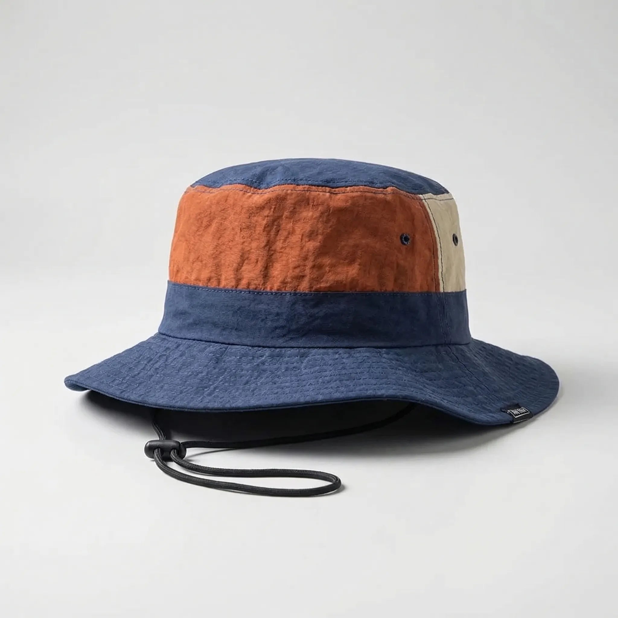 Wide-brim bucket hat with quick-dry fabric and UV protection