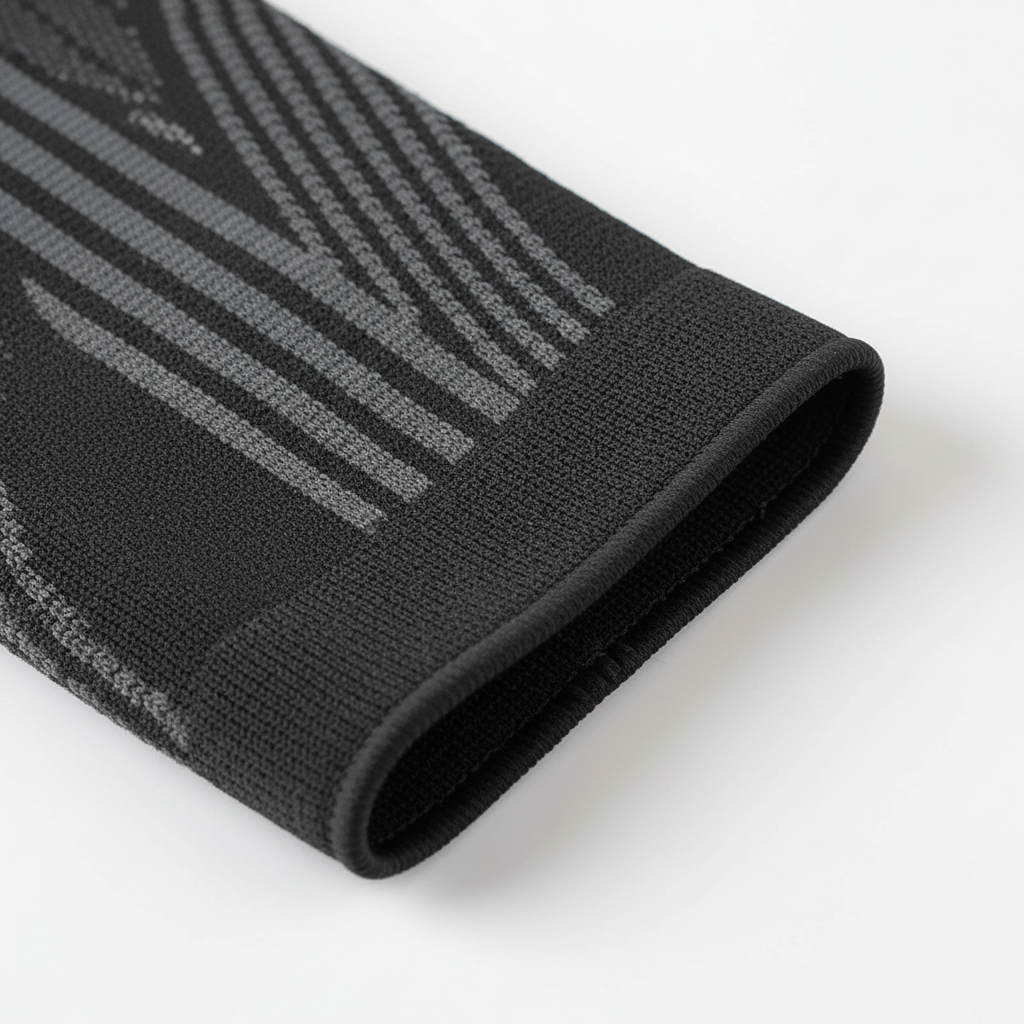 Compression calf sleeve with breathable Lycra knit