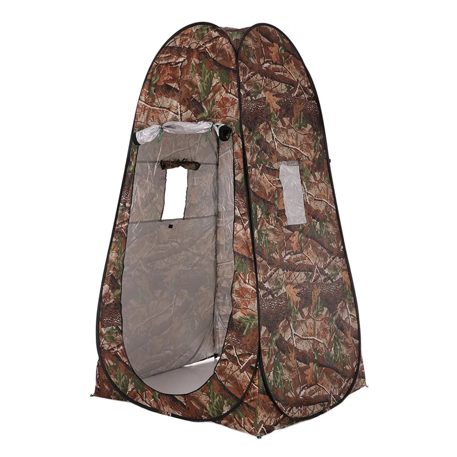 Pop-up privacy tent for camping and outdoor activities