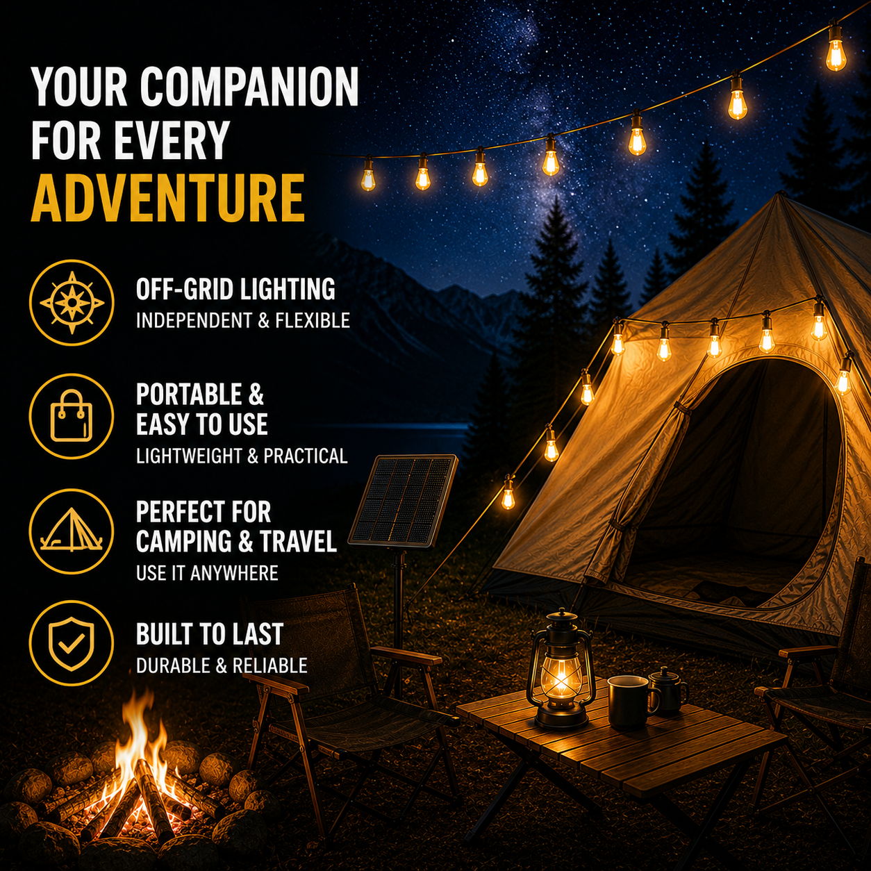 Celrien | CampGlow VintageLights
