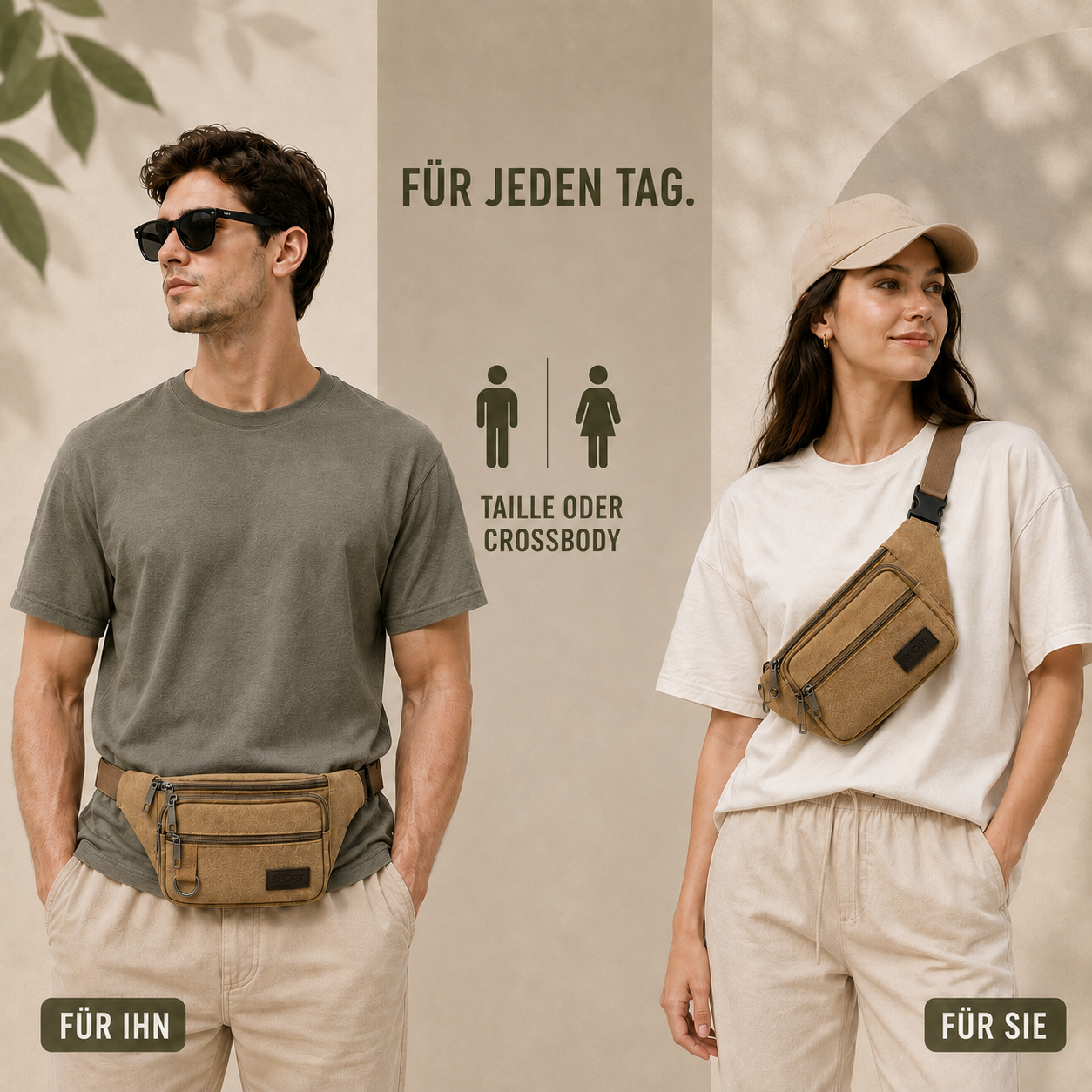 Celrien | Canvasoro Thick Canvas Waist Bag