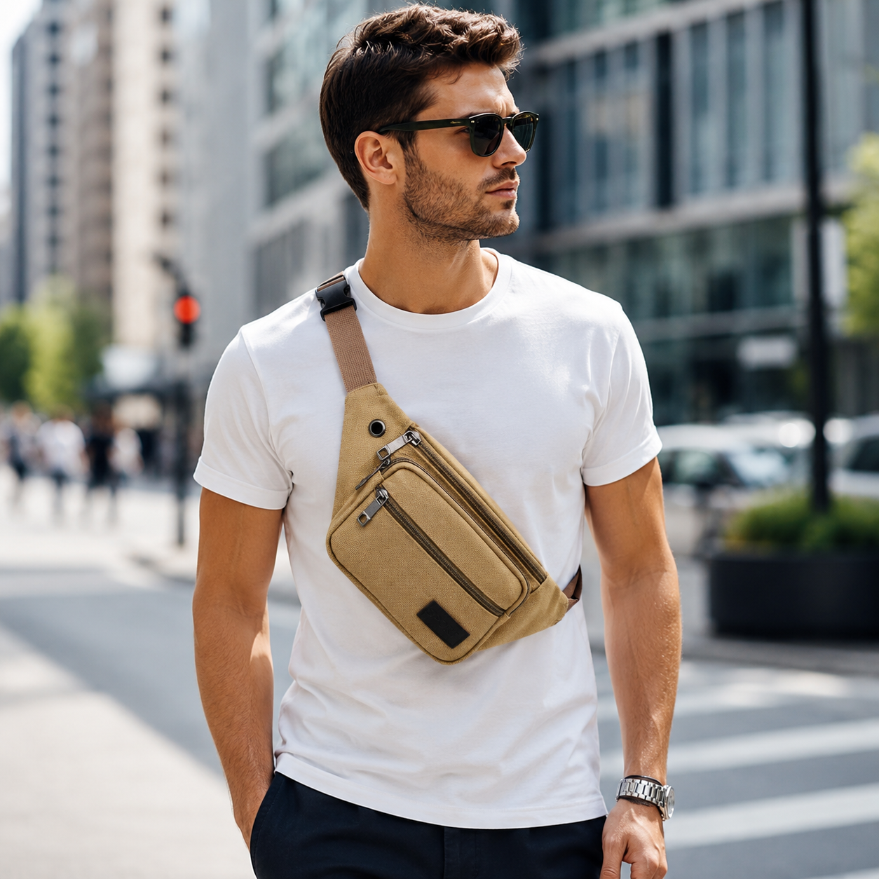 Celrien | Canvasoro Thick Canvas Waist Bag