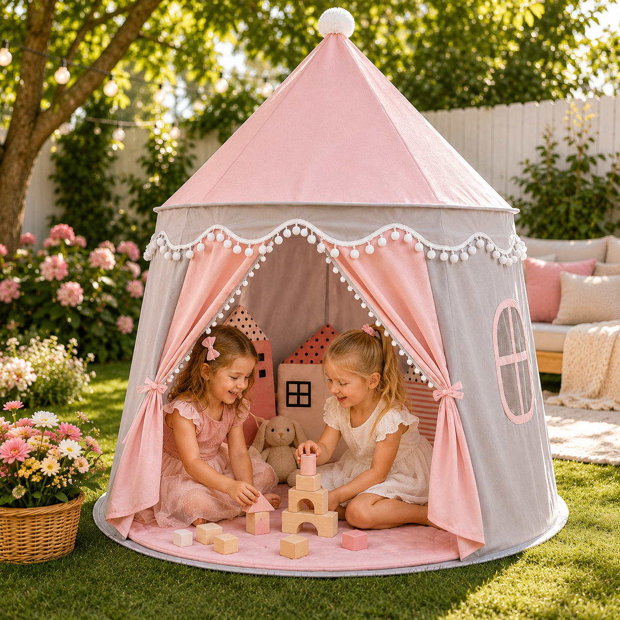 Celrien | CastleNook Foldable Kids Play Tent