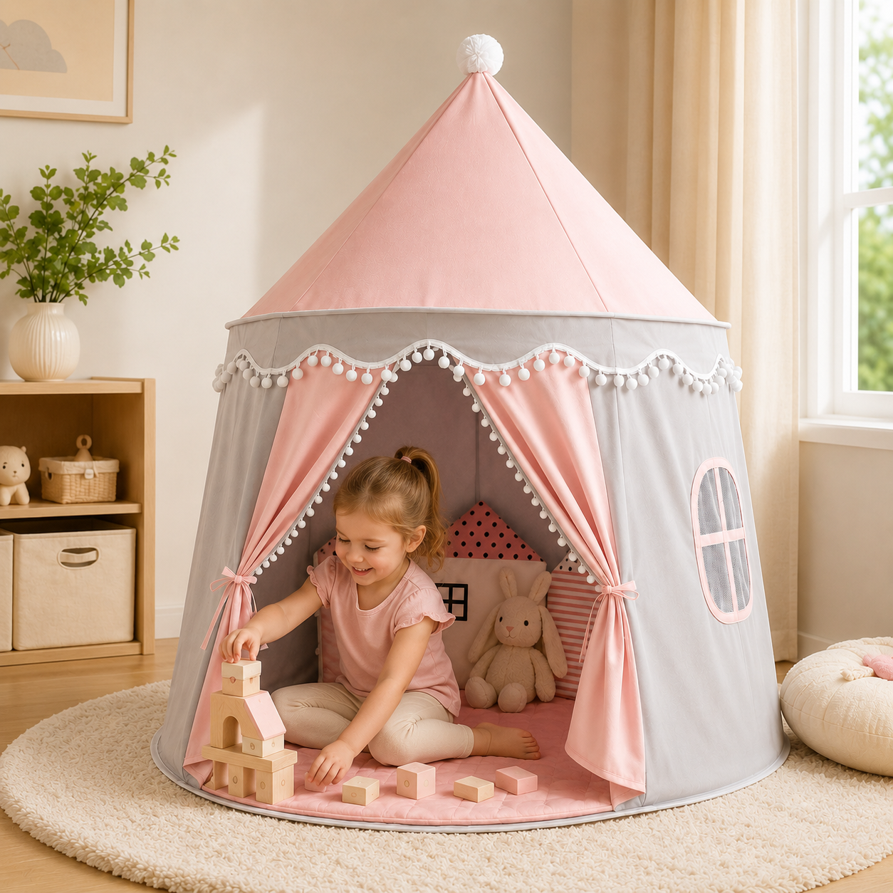 Celrien | CastleNook Foldable Kids Play Tent