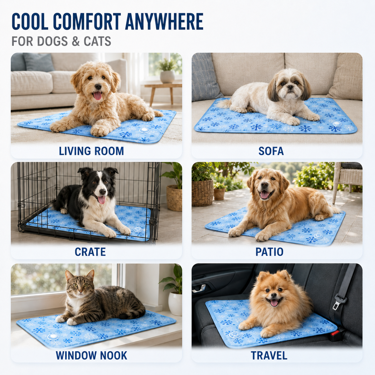 Celrien | Chillova Water-Filled Pet Cooling Mat