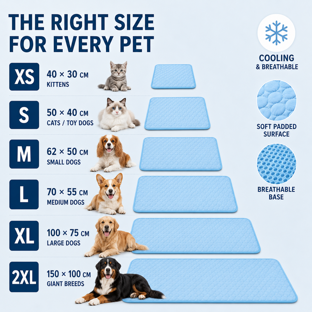 Celrien | Chillpaw Quilted Cooling Mat For Pets