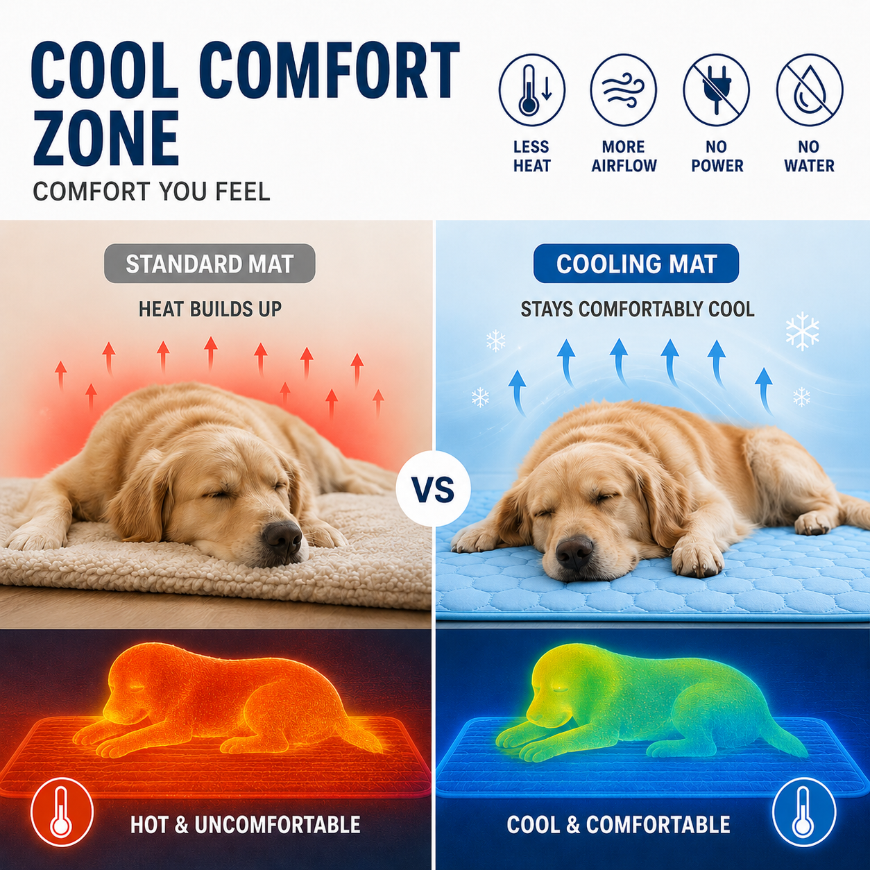 Celrien | Chillpaw Quilted Cooling Mat For Pets