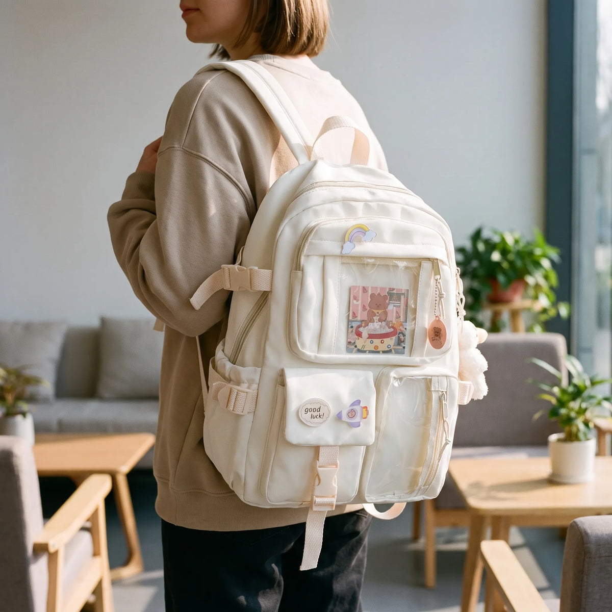 Nordspur | ClearViewPack Multi-Pocket Display Backpack