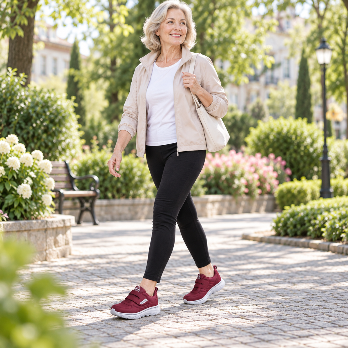 Celrien | Comfortrek Wide-Fit Adjustable Walking Sneaker
