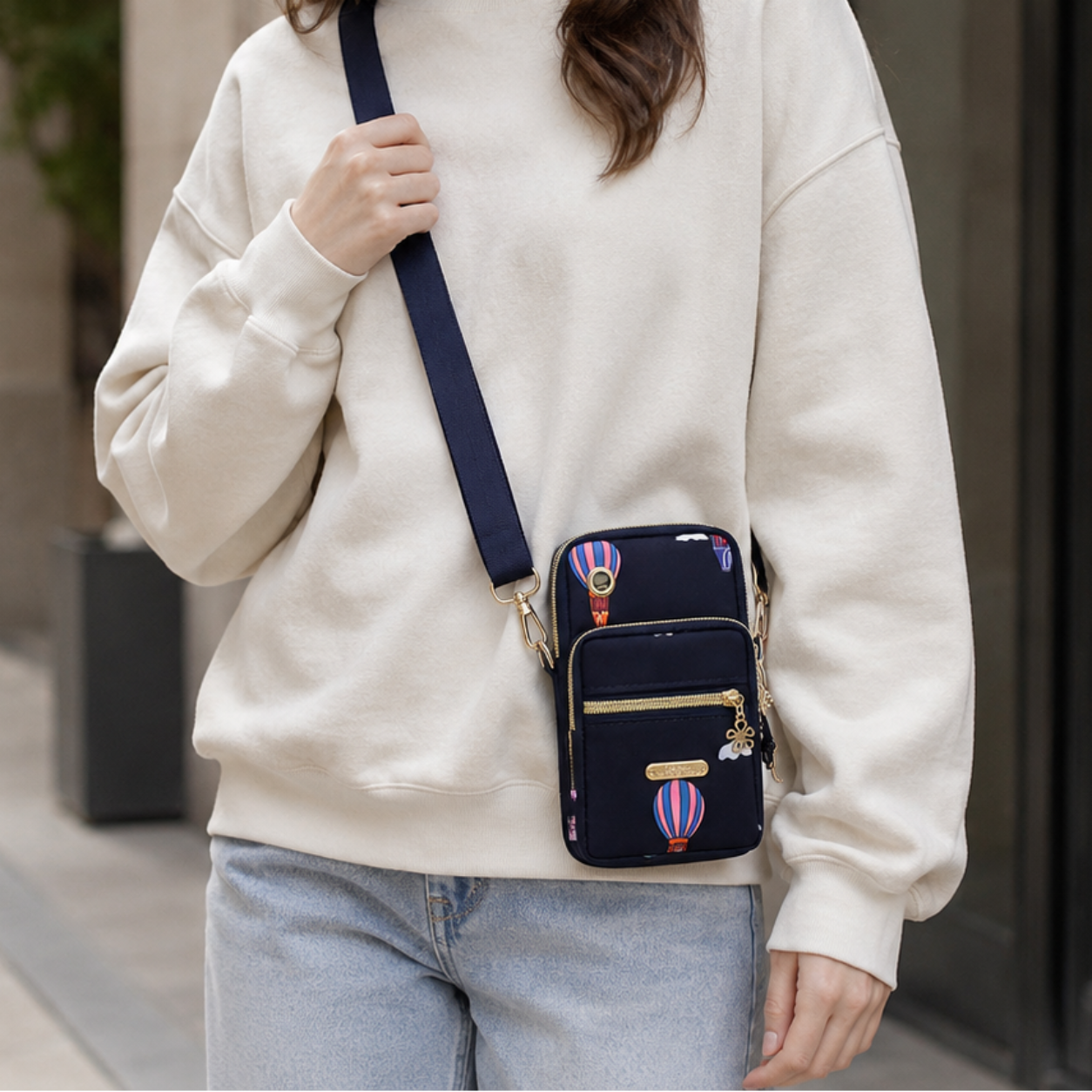 Celrien | Crossette Small Zip Crossbody Bag
