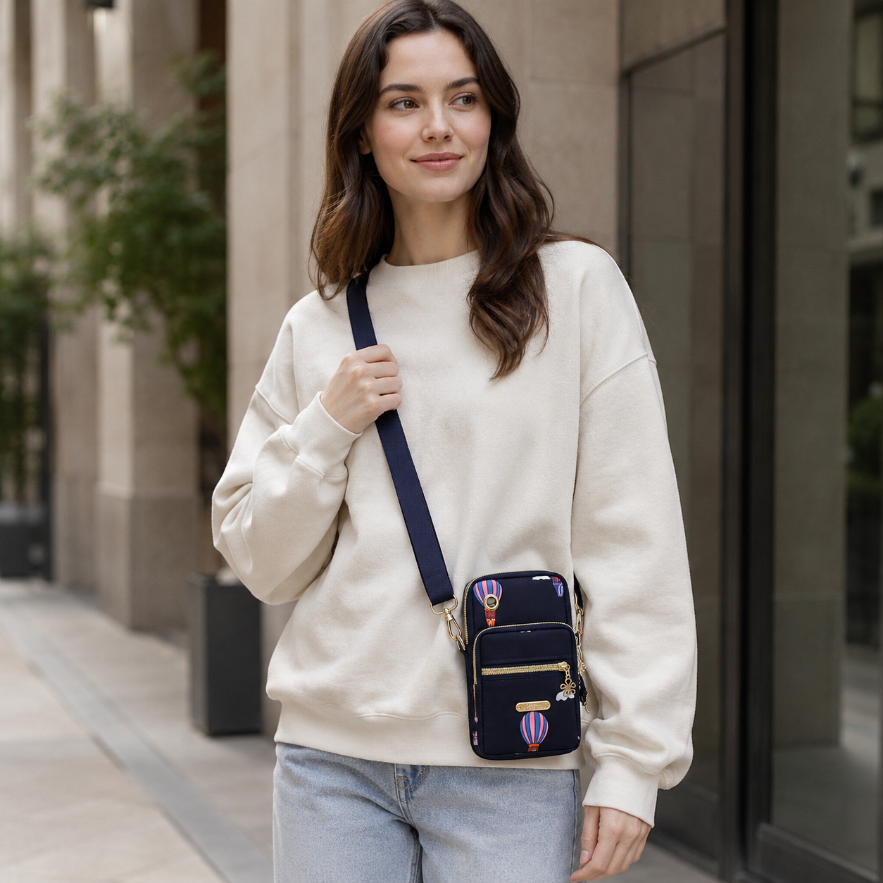 Celrien | Crossette Small Zip Crossbody Bag