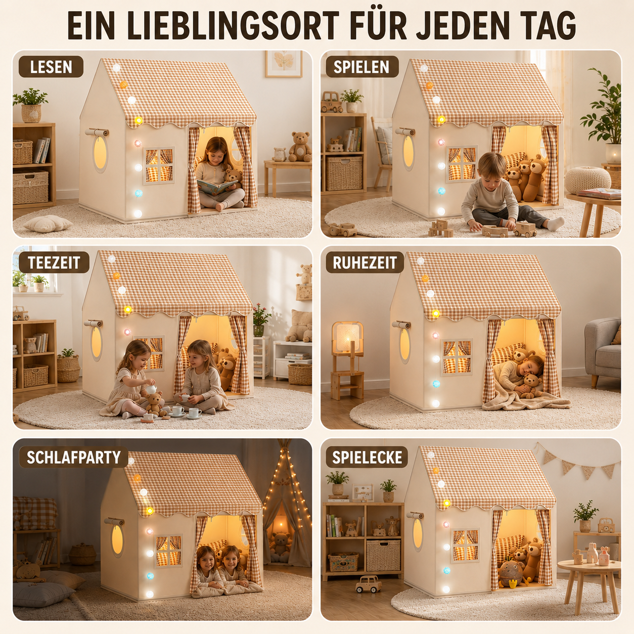 Celrien | Cubbelle Foldable Kids Play Tent