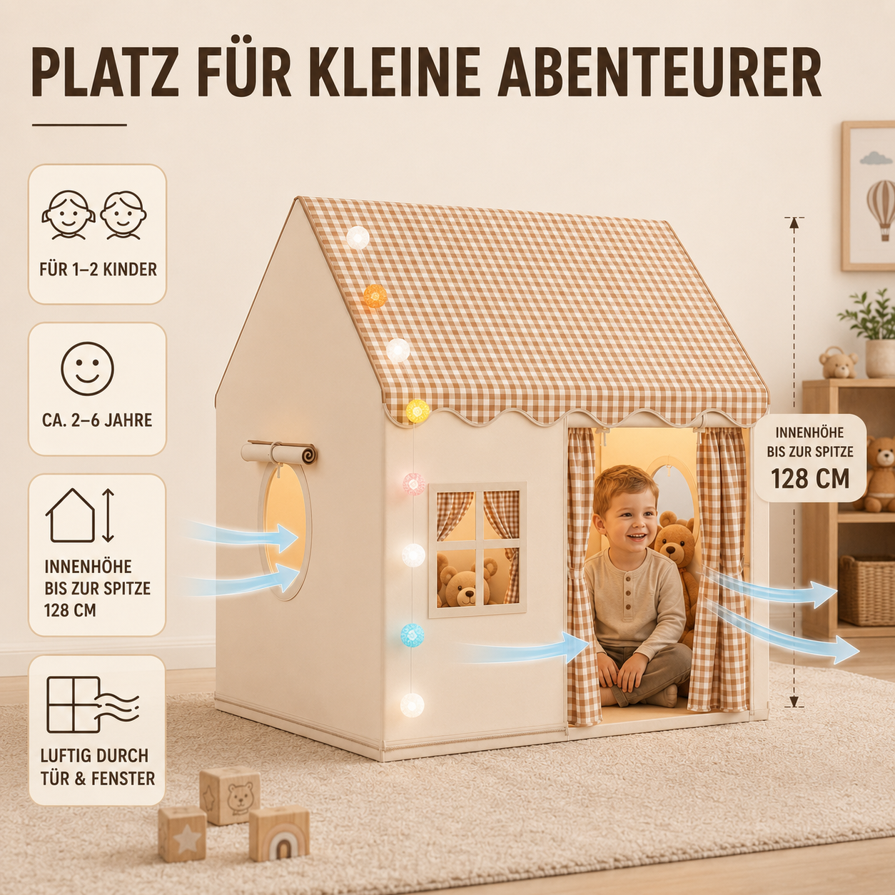 Celrien | Cubbelle Foldable Kids Play Tent