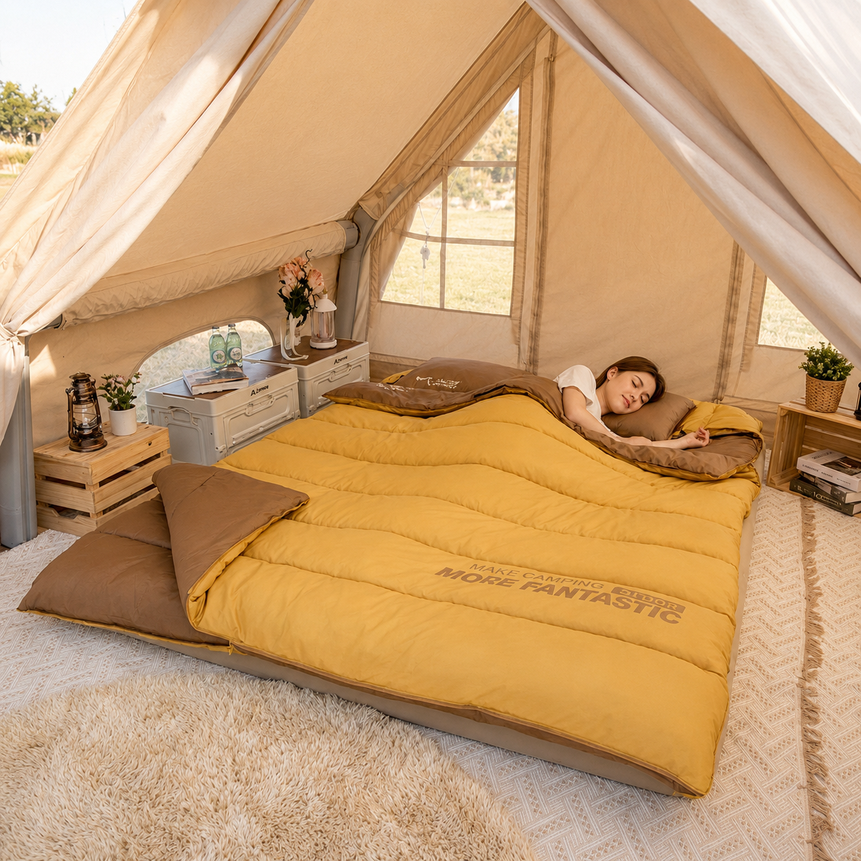 Celrien | Duosleep Double Envelope Sleeping Bag