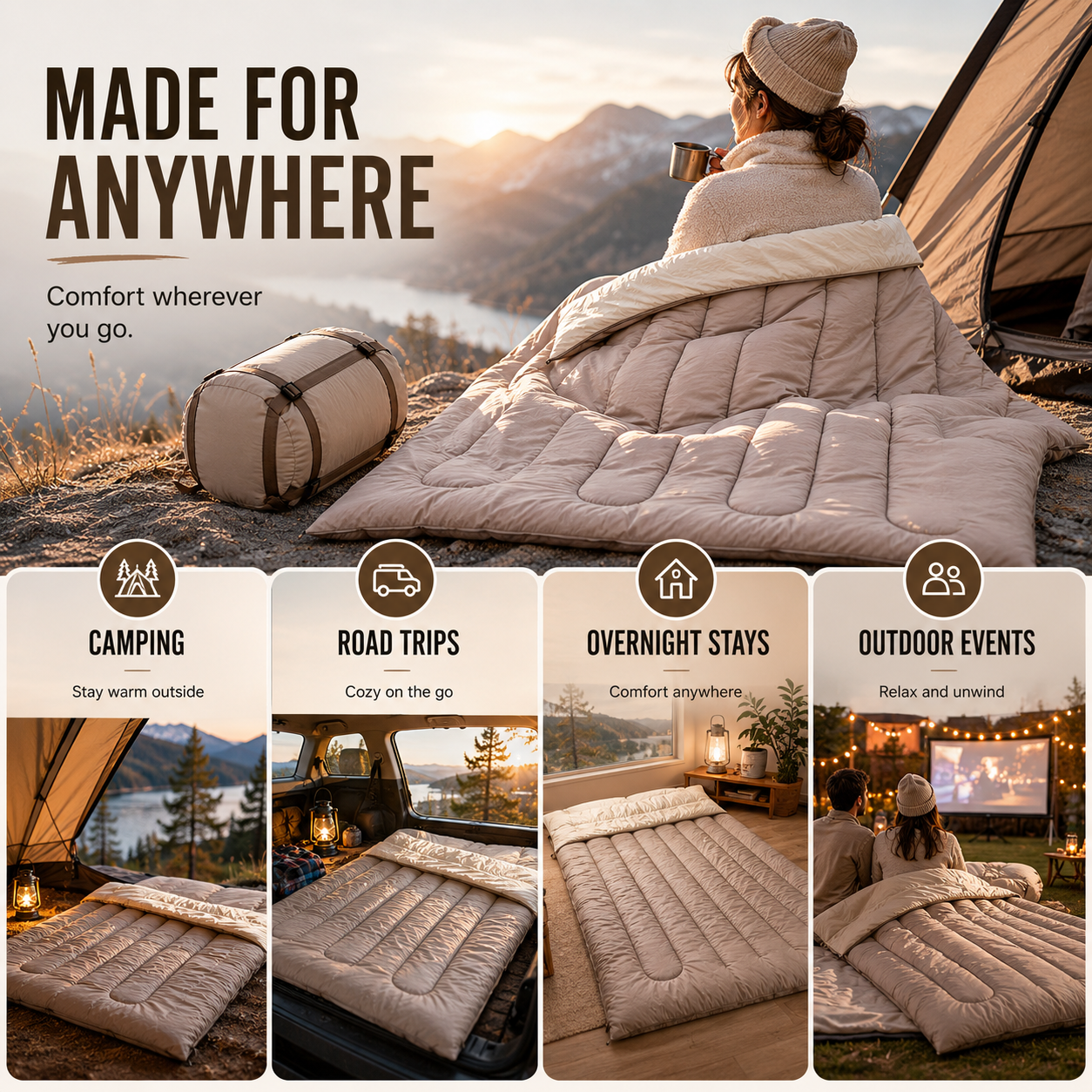 Celrien | Duovent Double Convertible Sleeping Bag