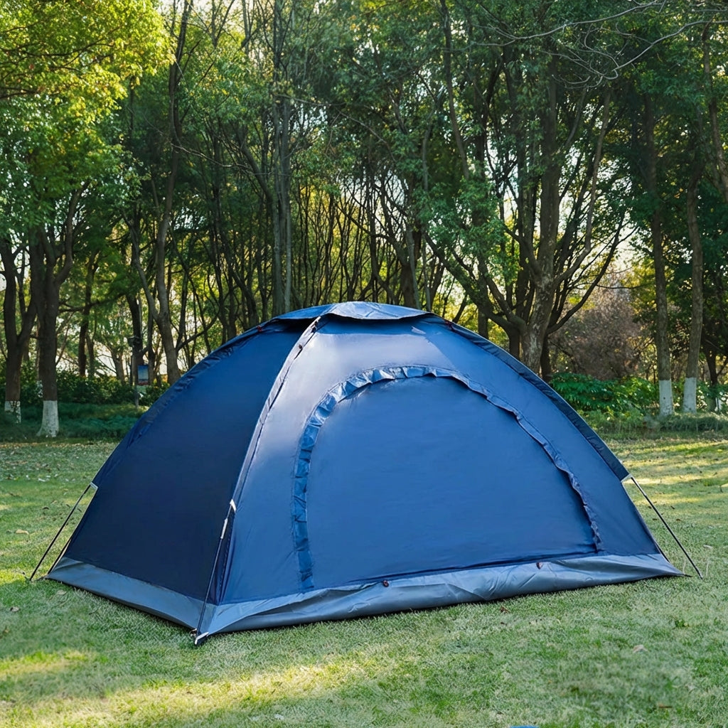 Lightweight 2-person dome tent for camping and outdoor activities