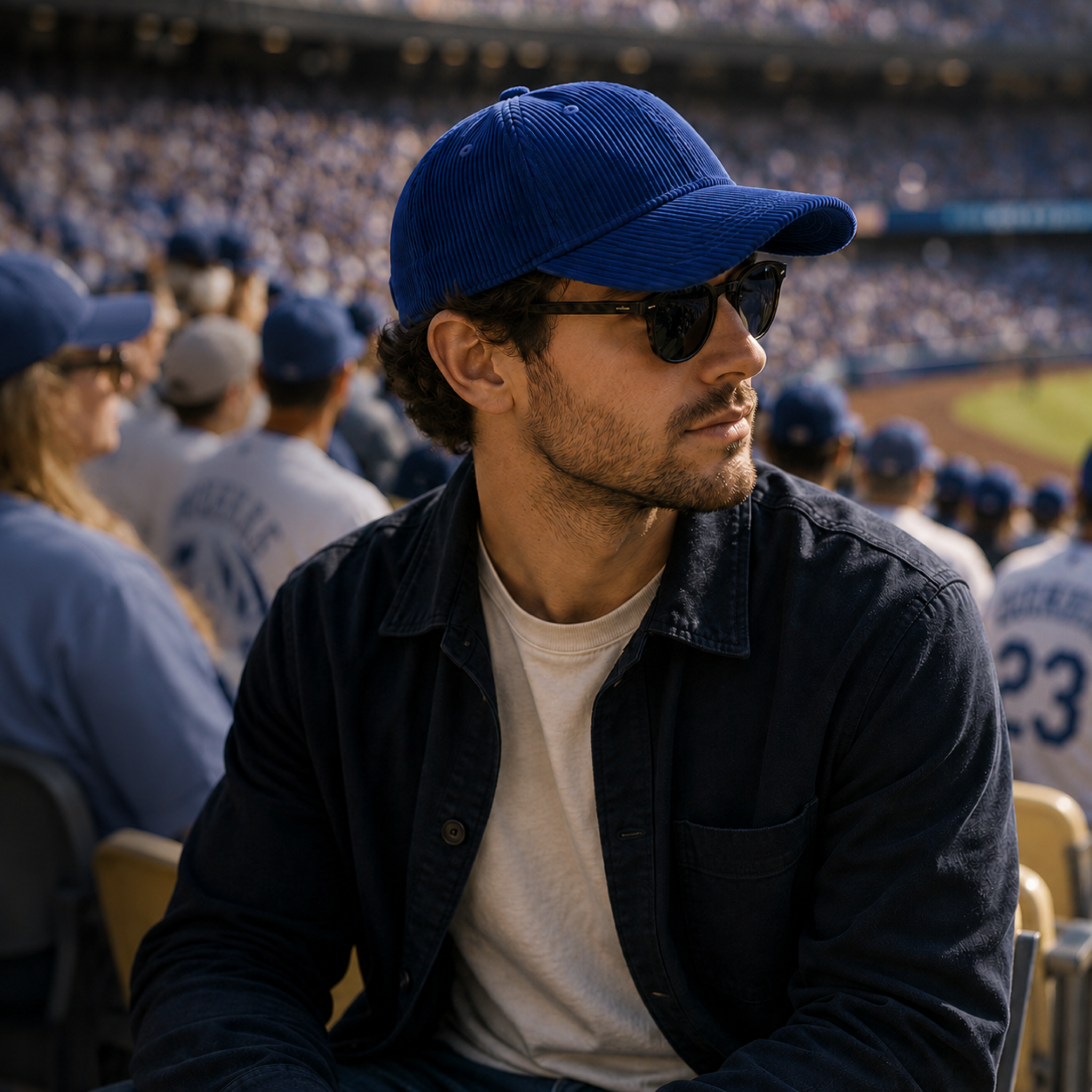 Celrien | Duxton Curved Brim Corduroy Baseball Cap