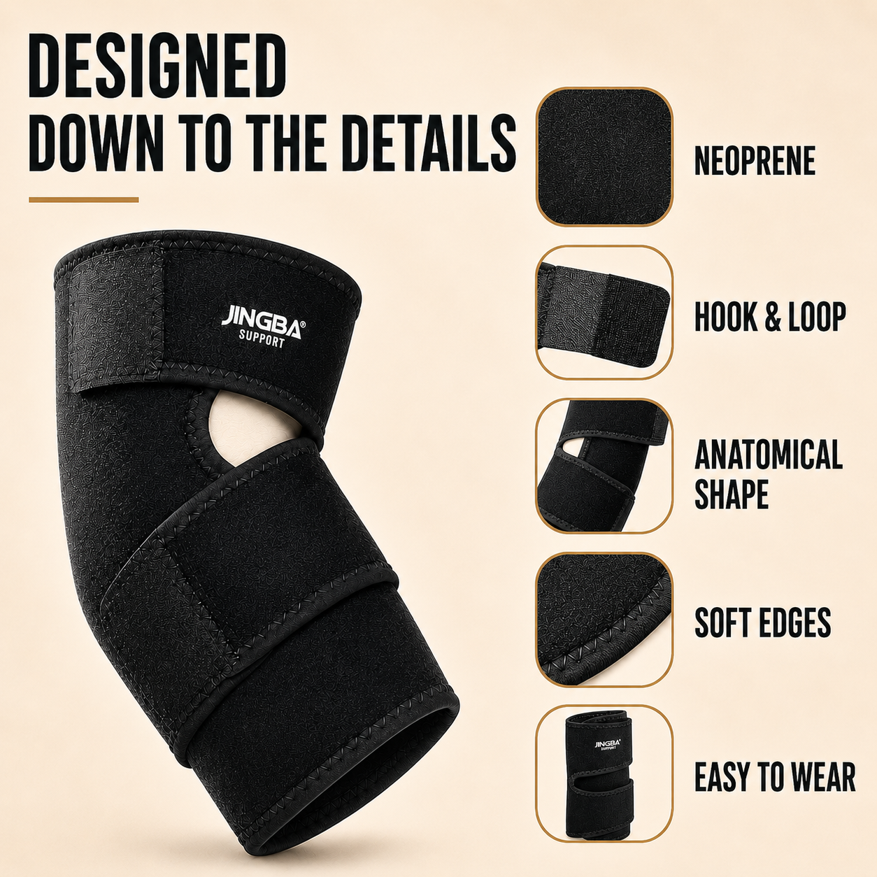 Celrien | Elbriq Adjustable Elbow Compression Brace